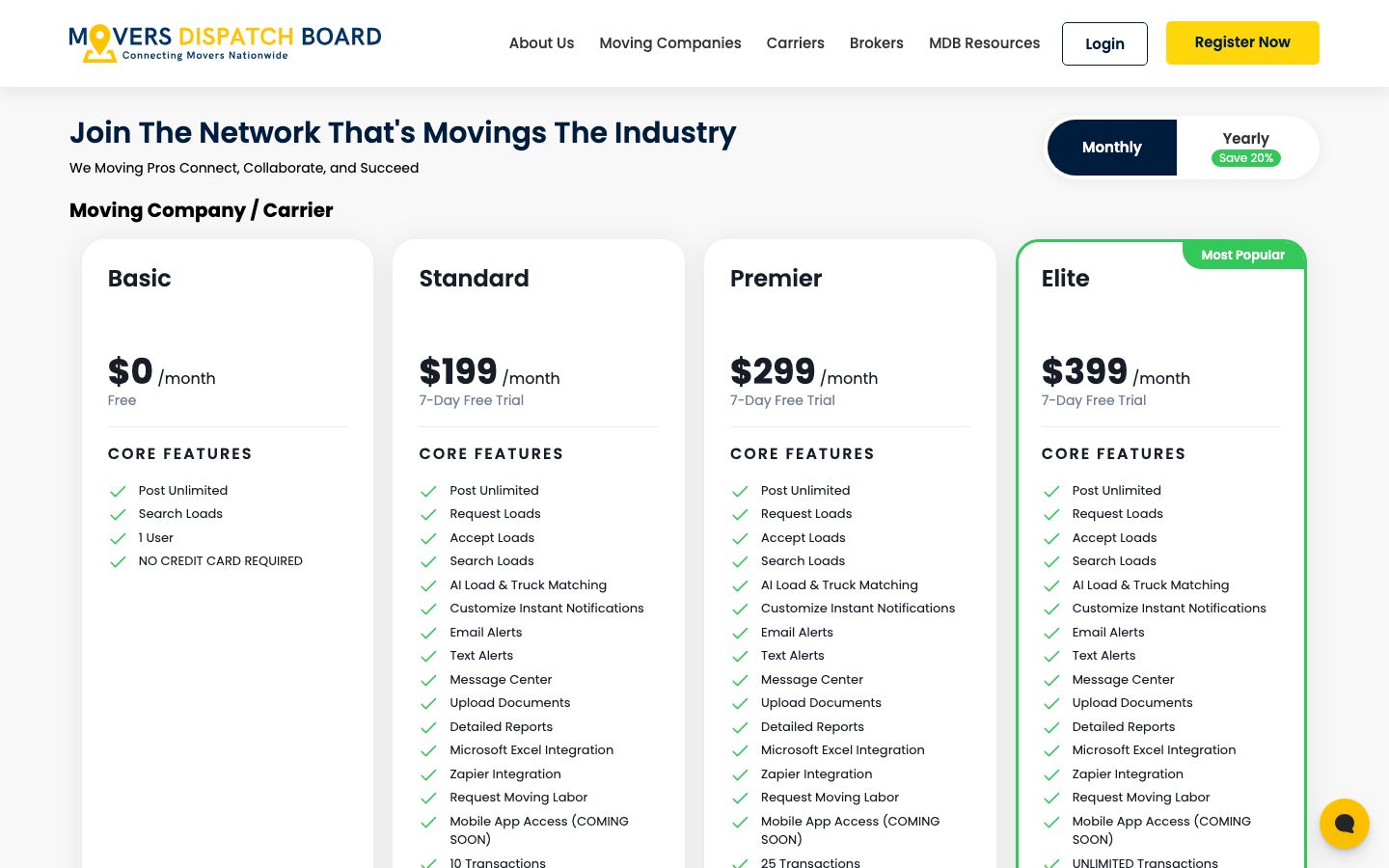 Movers Dispatch Board screenshot 2